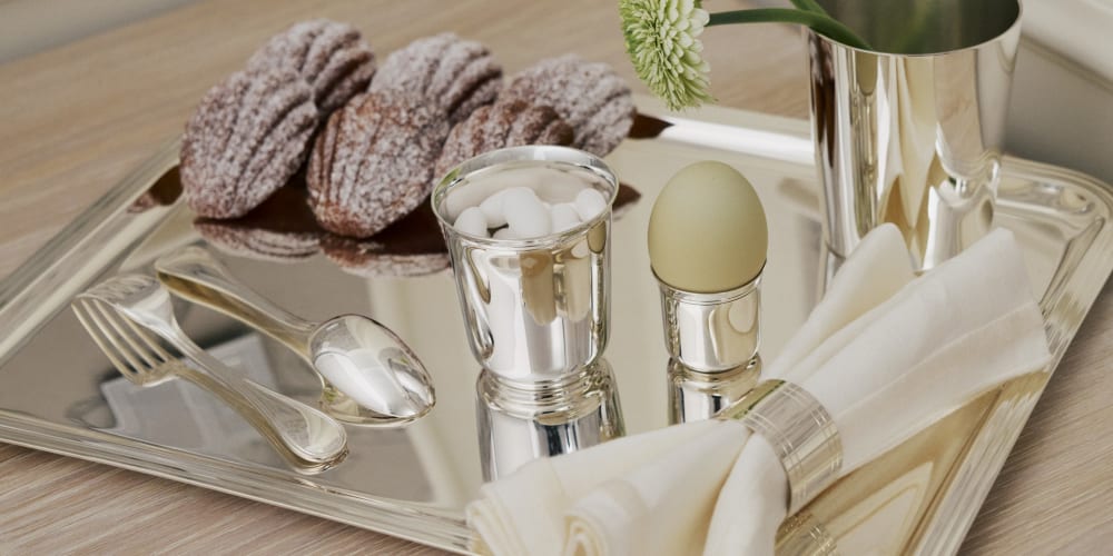 MOOD COFFEE Silver-Plated 6-Piece Espresso Spoon Set